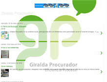 Tablet Screenshot of giraldaprocurador.com